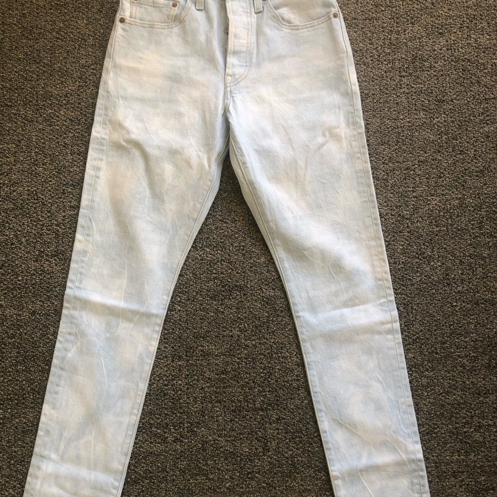 Levi's Acid Wash 501 straight leg Womens